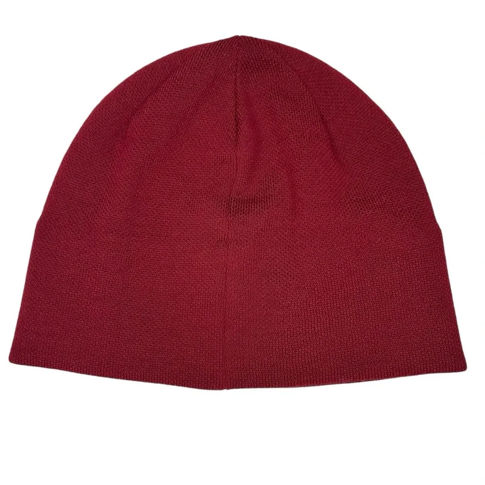 Smartwool‎ The Lid Merino Wool Blend Beanie Hat Red Unisex One Size Winter Snow
